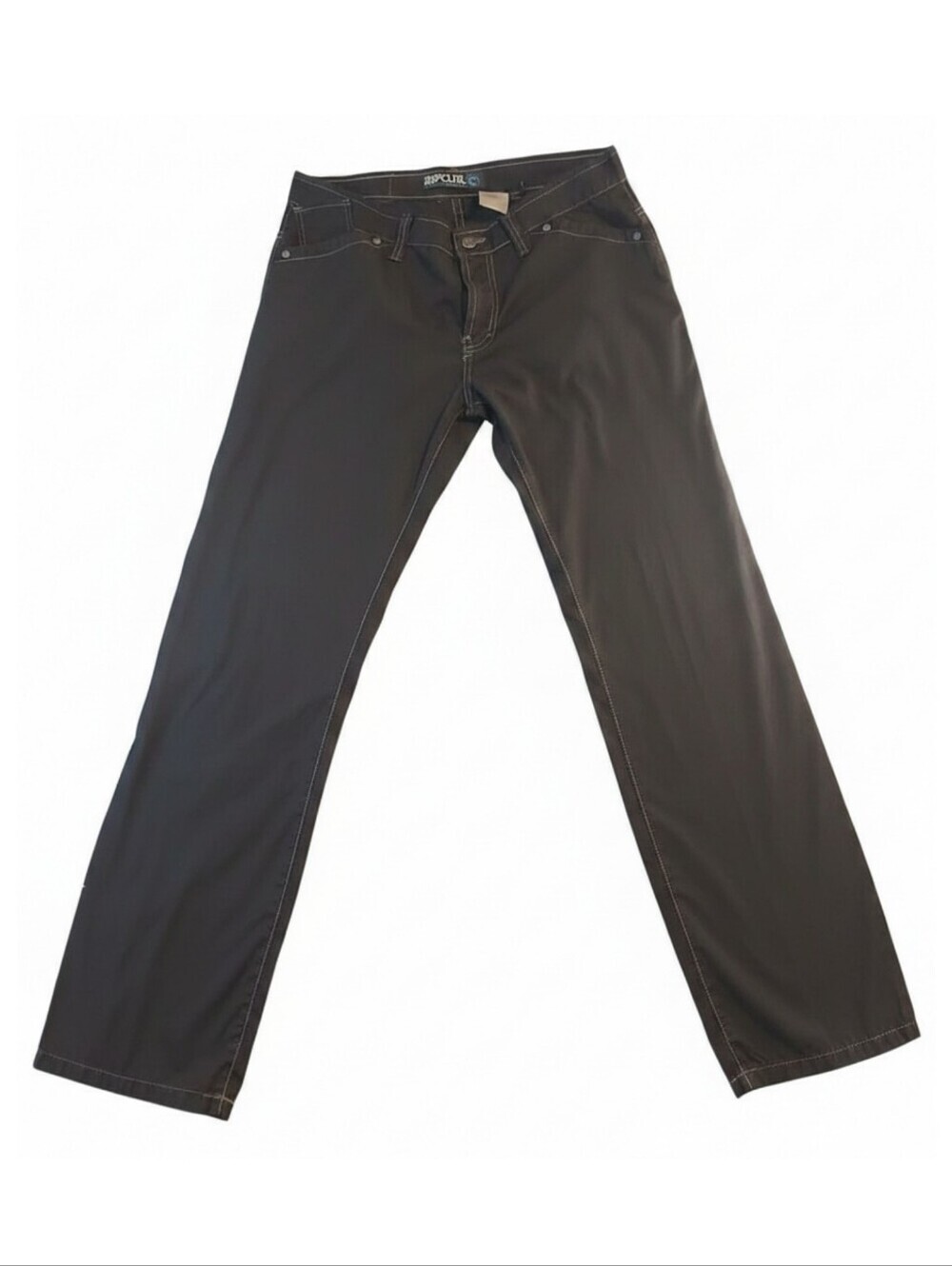 Rip Curl Men's XXL Straight *Jeans Look*  in Black with Subtle Stitching
